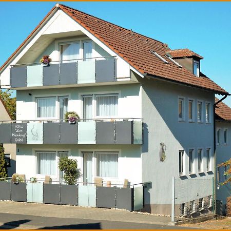 Hotel-Garni 'Zum Weinkrug' Sommerhausen Bagian luar foto